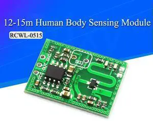 5Pcs RCWL-0515 12-15M Long Distance 2.7G Microwave Detection Module Is Suitable For Garage Lamp/UV lamp 5Pcs RCWL-0515 12-15M Long Distance 2.7G Microwave Detection Module Is Suitable For Garage Lamp/UV lamp