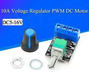 5V 12V 10A Voltage Regulator PWM DC Motor Speed Controller Governor Stepless Speed Regulator LED Dimmer Power Controller Motor 5V 12V 10A Voltage Regulator PWM DC Motor Speed Controller Governor Stepless Speed Regulator LED Dimmer Power Controller Motor