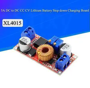 CC/CV Adjustable Max 5A Step Down Buck Charging Board XL4015 Lithium Charger Converter Module DC-DC 0.8-30V To 5-32V CC/CV Adjustable Max 5A Step Down Buck Charging Board XL4015 Lithium Charger Converter Module DC-DC 0.8-30V To 5-32V