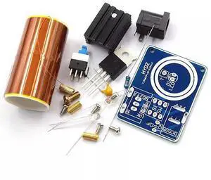 BD243 Mini Tesla Coil Kit Magic Props DIY Parts Empty Lights Technology Diy Electronics BD243C BD243 Mini Tesla Coil Kit Magic Props DIY Parts Empty Lights Technology Diy Electronics BD243C
