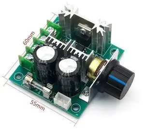 DC 12V 24V 30V 40V 13KHZ Auto PWM DC Motor Speed Regulator Governor Speed Controller Switch 10A 50V 1000uF DC 12V 24V 30V 40V 13KHZ Auto PWM DC Motor Speed Regulator Governor Speed Controller Switch 10A 50V 1000uF
