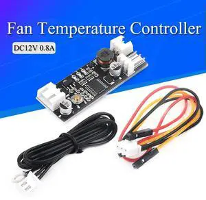 12V 0.8A DC PWM 2-3 Single Wire Fan Temperature Control Speed Controller Chassis Computer Noise Reduction Module NTC B50K 3950 12V 0.8A DC PWM 2-3 Single Wire Fan Temperature Control Speed Controller Chassis Computer Noise Reduction Module NTC B50K 3950