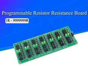 1R - 9999999R Seven Decade Programmable Resistor Resistance Board,Step 1.0R,1%,1/2 Watt. 1R - 9999999R Seven Decade Programmable Resistor Resistance Board,Step 1.0R,1%,1/2 Watt.