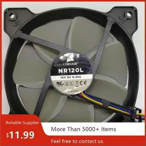 NR120L 120mm X 25mm DC 12V PWM Cooling Fan, 4-Pin Hydraulic Bearing, 400-2200RPM for PC Case & CPU Cooler NR120L 120mm X 25mm DC 12V PWM Cooling Fan, 4-Pin Hydraulic Bearing, 400-2200RPM for PC Case & CPU Cooler