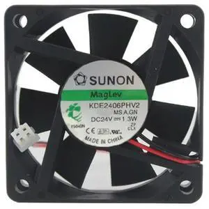 2pcs For KDE2406PHV2 6015 60mm DC 24V 1.3W maglev 60X60X15mm IPC axial cooling fans 2pcs For KDE2406PHV2 6015 60mm DC 24V 1.3W maglev 60X60X15mm IPC axial cooling fans