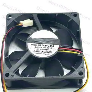 for SANYO DENKI 9A0824G416 DC 24V 0.21A 80x80x25mm 3-Wire Server Cooling Fan for SANYO DENKI 9A0824G416 DC 24V 0.21A 80x80x25mm 3-Wire Server Cooling Fan