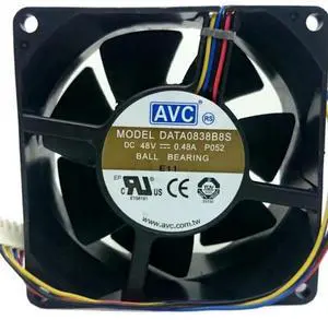 For AVC DATA0838B8S 8038 80*80*38mm DC 48V 0.48A 4-Pin sever axial cooling fan For AVC DATA0838B8S 8038 80*80*38mm DC 48V 0.48A 4-Pin sever axial cooling fan