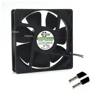 120mm EC Fan Motor Axial 120*120*25 mm AC 110V 115V 220V 230V 2600RPM 100.2CFM Strong Air Flow Energy Saving 120mm EC Fan Motor Axial 120*120*25 mm AC 110V 115V 220V 230V 2600RPM 100.2CFM Strong Air Flow Energy Saving