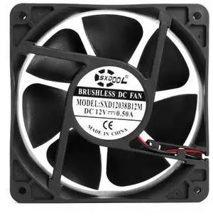 SXD12038B12M-1 120mm 12V 0.50A 2800RPM 110CFM Axial Cooling Fan for Server, Inverter & Case SXD12038B12M-1 120mm 12V 0.50A 2800RPM 110CFM Axial Cooling Fan for Server, Inverter & Case
