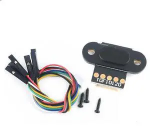 ToF10120 Laser Range Sensor Module 10-180cm Distance Sensor RS232 Interface TOF05140 UART I2C Output 3-5V ToF10120 Laser Range Sensor Module 10-180cm Distance Sensor RS232 Interface TOF05140 UART I2C Output 3-5V