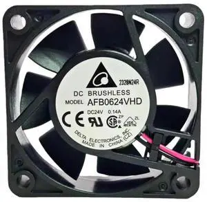 for Delta AFB0624VHD 6020 24V 0.14A Industrial Cooling Fan 19.8CFM 33dBA Dual Ball Bearing for VFD Telecom Power Supply for Delta AFB0624VHD 6020 24V 0.14A Industrial Cooling Fan 19.8CFM 33dBA Dual Ball Bearing for VFD Telecom Power Supply