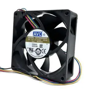80mm High Speed Fan for AVC DATB0825B2S 12V 0.84A PWM Cooling Fan, 6000RPM, Precision Double Ball Bearings, 4-Wire 80mm High Speed Fan for AVC DATB0825B2S 12V 0.84A PWM Cooling Fan, 6000RPM, Precision Double Ball Bearings, 4-Wire