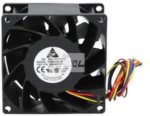 80mm High Speed Fan for Delta TFB0812UHE High-Speed 80mm PWM Cooling Fan 12V 2.34A 80x80x38mm Axial Fan for Servers Inverters 80mm High Speed Fan for Delta TFB0812UHE High-Speed 80mm PWM Cooling Fan 12V 2.34A 80x80x38mm Axial Fan for Servers Inverters