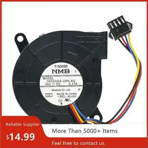 for 06023GA-24N-AU 60mm 24V PWM Turbo Cooling Fan 5000RPM 24CFM for Projectors, 3D Printers, Industrial Equipment for 06023GA-24N-AU 60mm 24V PWM Turbo Cooling Fan 5000RPM 24CFM for Projectors, 3D Printers, Industrial Equipment