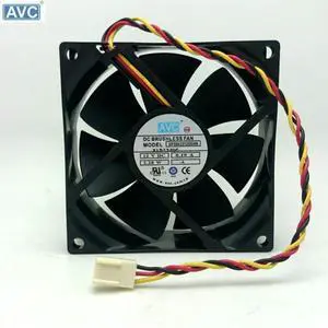 For AVC DF0802512SEHN 8025 8CM 3 ultra quiet fan CPU hydraulic chassis low speed For AVC DF0802512SEHN 8025 8CM 3 ultra quiet fan CPU hydraulic chassis low speed
