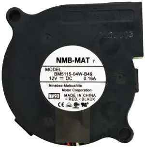 for BM5125-04W-B49 5015 Blower Fan 50x50x15mm DC 12V 0.16A, 4500RPM 2.8CFM Cooling Fan for Printer, Projector, LED Driver for BM5125-04W-B49 5015 Blower Fan 50x50x15mm DC 12V 0.16A, 4500RPM 2.8CFM Cooling Fan for Printer, Projector, LED Driver