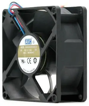 80mm 8cm Axial Fan for AVC DASA0832B2U DC 12V 1.0A 8032 Dual Ball Bearing Cooling Computer Cases and Servers 80mm 8cm Axial Fan for AVC DASA0832B2U DC 12V 1.0A 8032 Dual Ball Bearing Cooling Computer Cases and Servers