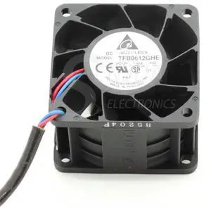 60mm Case Fan for Delta TFB0612GHE 12V 1.68A High-Speed Cooling 55.62CFM, 10000RPM, Industrial Server 60mm Case Fan for Delta TFB0612GHE 12V 1.68A High-Speed Cooling 55.62CFM, 10000RPM, Industrial Server