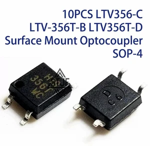 10PCS LTV356-C LTV-356T-B LTV356T-D Surface Mount Optocoupler SOP-4 10PCS LTV356-C LTV-356T-B LTV356T-D Surface Mount Optocoupler SOP-4