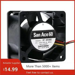 6cm High Speed Fan for Sanyo XF-45980 60mm X 38mm DC 24V 0.85A 8000RPM PWM Cooling Fan for Server & Inverter Ventilation 6cm High Speed Fan for Sanyo XF-45980 60mm X 38mm DC 24V 0.85A 8000RPM PWM Cooling Fan for Server & Inverter Ventilation