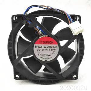 EF80251S2-Q01C-S9A for 8025 12V 4.44W 8CM Chassis CPU Cooling Fan EF80251S2-Q01C-S9A for 8025 12V 4.44W 8CM Chassis CPU Cooling Fan