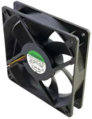 for KDE1212PTB2 12025 12V 0.21A Cooling Fan, 91.9CFM High Airflow with Lock Protection, 3-Pin Ball Bearing for KDE1212PTB2 12025 12V 0.21A Cooling Fan, 91.9CFM High Airflow with Lock Protection, 3-Pin Ball Bearing