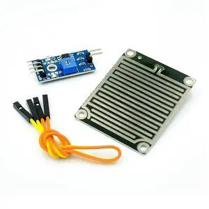 3.3-5V Rain Raindrops Detection Sensor Weather Humidity Module For 3.3-5V Rain Raindrops Detection Sensor Weather Humidity Module For