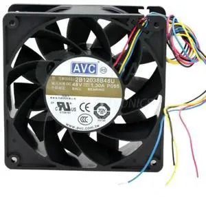 For AVC 2B12038B48U -P055 DC 48V 1.3A 12cm 120mm 12038 4-wire PWM server inverter axial cooling fans cooler For AVC 2B12038B48U -P055 DC 48V 1.3A 12cm 120mm 12038 4-wire PWM server inverter axial cooling fans cooler