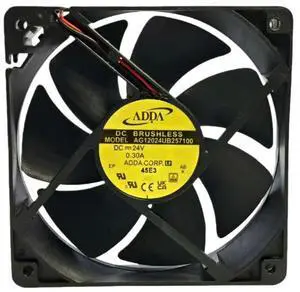 For ADDA AG12024UB257100 DC 24V 0.30A 120mm Fan 12025 3600RPM Inverter Cooling Fan Dual Ball Bearing 106CFM High Airflow For ADDA AG12024UB257100 DC 24V 0.30A 120mm Fan 12025 3600RPM Inverter Cooling Fan Dual Ball Bearing 106CFM High Airflow