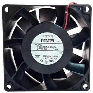 for 08038RA-24Q-FA 80x80x38mm DC24V Cooling Fan, 0.80A 91.8CFM 6500RPM, High Airflow for Inverter, Industrial Equipment for 08038RA-24Q-FA 80x80x38mm DC24V Cooling Fan, 0.80A 91.8CFM 6500RPM, High Airflow for Inverter, Industrial Equipment