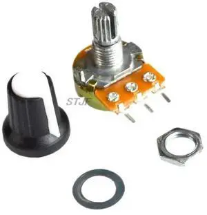 5PCS/LOT WH148 10K OHM 3 Terminal Linear Taper Rotary Volume B Type Potentiometer Pot 5PCS/LOT WH148 10K OHM 3 Terminal Linear Taper Rotary Volume B Type Potentiometer Pot