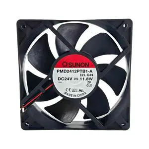 For PMD2412PTB1-A(2).GN 120x120x25mm 24V 0.76A High Airflow Industrial Cooling Fan 190CFM DC Ball Bearing Fan For PMD2412PTB1-A(2).GN 120x120x25mm 24V 0.76A High Airflow Industrial Cooling Fan 190CFM DC Ball Bearing Fan