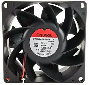 For PMD2408PMB1-A 80x80x38mm 24V 0.40A High Airflow Industrial Inverter Cooling Fan 84CFM DC Ball Bearing Fan For PMD2408PMB1-A 80x80x38mm 24V 0.40A High Airflow Industrial Inverter Cooling Fan 84CFM DC Ball Bearing Fan
