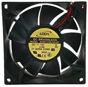 for ADDA AD0912XB-F91GP DC 12V 2.00A 9238 92x92x38mm Dual Ball Bearing Cooling Fan 5400RPM 135CFM High Speed Industrial Fan for ADDA AD0912XB-F91GP DC 12V 2.00A 9238 92x92x38mm Dual Ball Bearing Cooling Fan 5400RPM 135CFM High Speed Industrial Fan