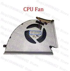 Black Laptop CPU Fan For Alpha 17 C7V C7VF C7VG MS-17KK 0.6A 12VDC Black Laptop CPU Fan For Alpha 17 C7V C7VF C7VG MS-17KK 0.6A 12VDC