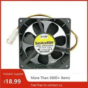 For SANYO San Ace 80W 9WP0812P4G08 12V 0.38A 8025 IP68 Waterproof Inverter Fan For SANYO San Ace 80W 9WP0812P4G08 12V 0.38A 8025 IP68 Waterproof Inverter Fan