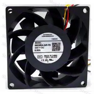 for -MAT 08038RA-24P-FB 01 DC 24V 0.5A 80x80x38mm 3-Wire Server Cooling Fan for -MAT 08038RA-24P-FB 01 DC 24V 0.5A 80x80x38mm 3-Wire Server Cooling Fan