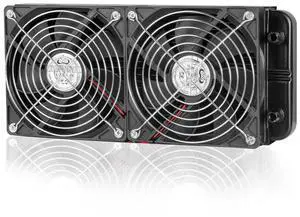 Water-Cooling 240MM Radiator Double Dual 120mm Fan For Computer Water Discharge Radiator Strong Wind Recommend Water-Cooling 240MM Radiator Double Dual 120mm Fan For Computer Water Discharge Radiator Strong Wind Recommend