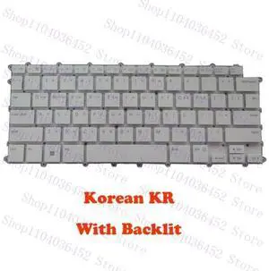 White Laptop Backlit Keyboard For 14Z90RS 14Z90RS-G 14Z90RS-K Korean KR White Laptop Backlit Keyboard For 14Z90RS 14Z90RS-G 14Z90RS-K Korean KR