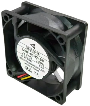 MMF-06H24SS CX3 60x60x25mm DC24V Cooling Fan 3-Wire Tachometer for Inverter VFD Industrial Fan 6025 MMF-06H24SS CX3 60x60x25mm DC24V Cooling Fan 3-Wire Tachometer for Inverter VFD Industrial Fan 6025