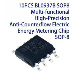 10PCS BL0937B SOP8 Multi-functional High-Precision Anti-Counterflow Electric Energy Metering Chip SOP-8 10PCS BL0937B SOP8 Multi-functional High-Precision Anti-Counterflow Electric Energy Metering Chip SOP-8