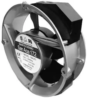 for SANYO 109-371 AC100V 27/25W 172x150x51mm Aluminum Frame Cooling Fan, Dual Ball Bearing, High Airflow Industrial Exhaust for SANYO 109-371 AC100V 27/25W 172x150x51mm Aluminum Frame Cooling Fan, Dual Ball Bearing, High Airflow Industrial Exhaust