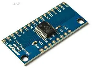 10PCS/LOT CD74HC4067 16-Channel Digital Multiplexer Breakout Board Module For 10PCS/LOT CD74HC4067 16-Channel Digital Multiplexer Breakout Board Module For