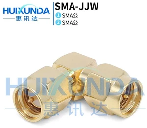 SMA-JJW SMA male 90 degree right angle elbow, double male SMA RF connector SMA-JWJ SMA-JJW SMA male 90 degree right angle elbow, double male SMA RF connector SMA-JWJ