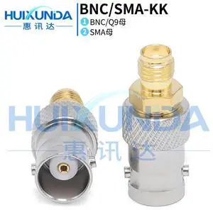 BNC/SMA-KK BNC female to SMA female to Q9 female to Q9 connector, walkie-talkie adapter BNC/SMA-KK BNC female to SMA female to Q9 female to Q9 connector, walkie-talkie adapter