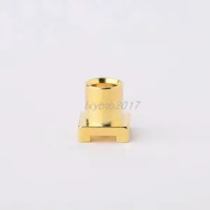 MCX-KHD-27 RF connector PCB panel SMD socket MCX-KE positive four-pin short foot straight female head MCX-KHD-27 RF connector PCB panel SMD socket MCX-KE positive four-pin short foot straight female head