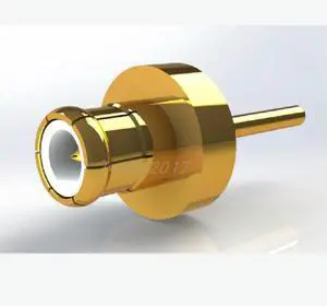 MCX-JHD14 RF Connector Extended MCX-JE Single Pin PCB Solder Board Round Straight Male 50 Ohm MCX-JHD14 RF Connector Extended MCX-JE Single Pin PCB Solder Board Round Straight Male 50 Ohm