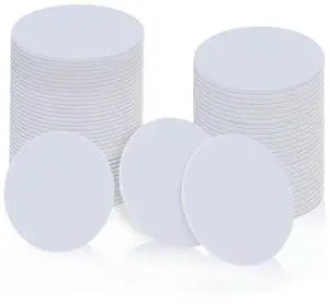 50 PCS Ntag215 Tags Coin Cards, Blank Rewritable PVC 215 Tag Round 25Mm / 1 Inch 50 PCS Ntag215 Tags Coin Cards, Blank Rewritable PVC 215 Tag Round 25Mm / 1 Inch
