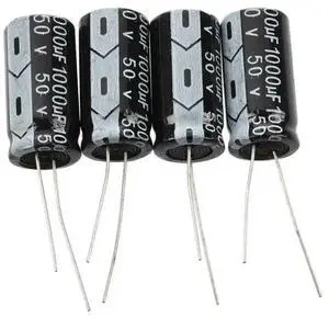 40 Pcs 1000Uf 50V 13X25mm Aluminum Electrolytic Capacitors Black 40 Pcs 1000Uf 50V 13X25mm Aluminum Electrolytic Capacitors Black