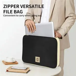 A4 Document Bag Waterproof Oxford Cloth Multifunctional Business Organizer Bag File Folder Stationery Organizer Zipper A4 Document Bag Waterproof Oxford Cloth Multifunctional Business Organizer Bag File Folder Stationery Organizer Zipper